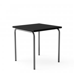 L&C akiro 426 Tisch 70cm x 70cm H�he 74cm Tischplatte Melamin Esche schwarz ABS Kante passend