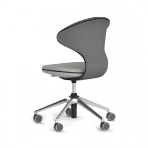 SNOOX R�cken Schurwolle anthrazit meliert<br>Sitz Schurwolle biege meliert<br>Kreuz,Mechanik poliert