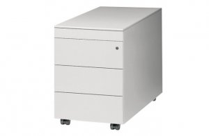 L&C Rollcontainer 550 Wei� mit Schloss